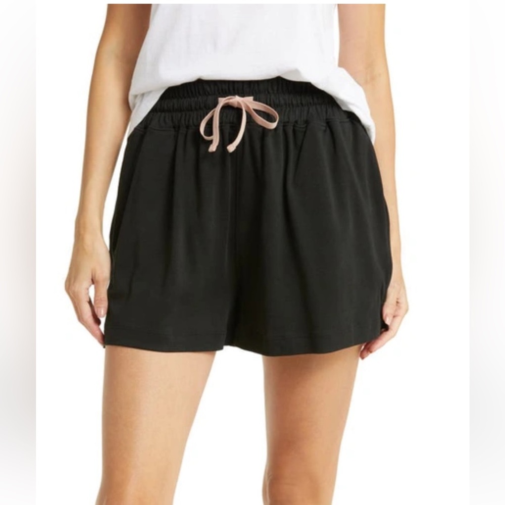 Lunya Organic Pima Cotton Shorts Black Size XS